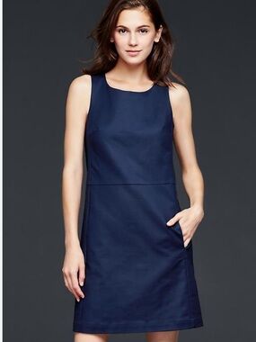 GAP Navy Sleeveless Shift Dress - Sz 10